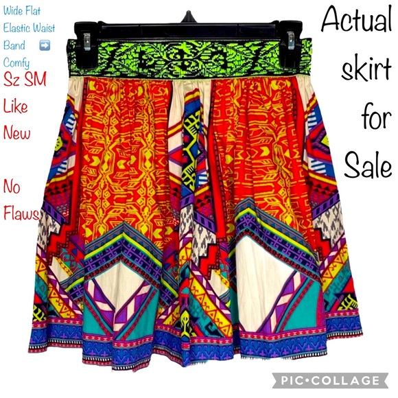 Flying Tomato Dresses & Skirts - Vibrant Mini A-Line,Comfy Wide Elastic Waistband S